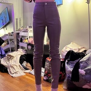 Zara leather pants